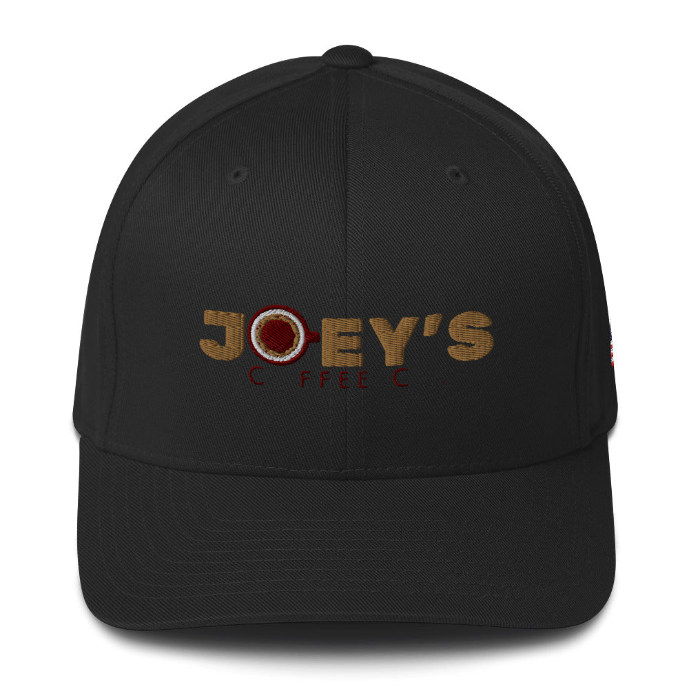 FlexFit Structured Twill Cap with Flag