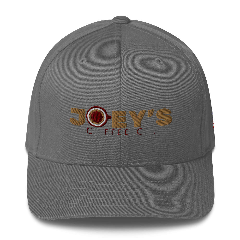 FlexFit Structured Twill Cap with Flag