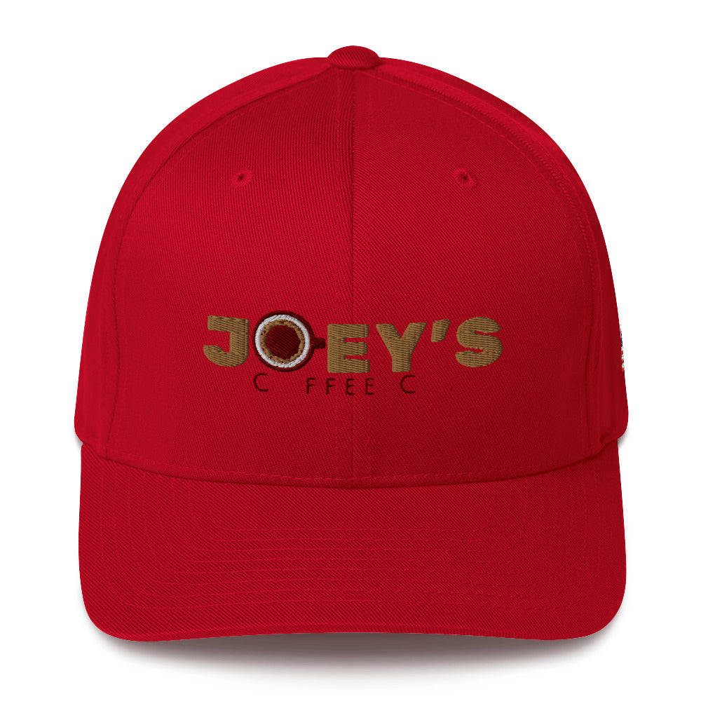 FlexFit Structured Twill Cap with Flag