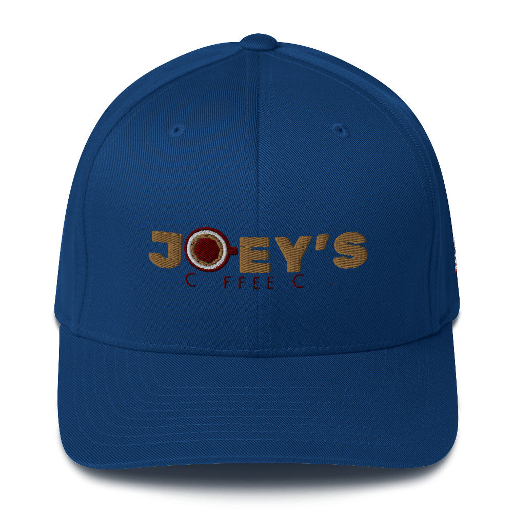 FlexFit Structured Twill Cap with Flag