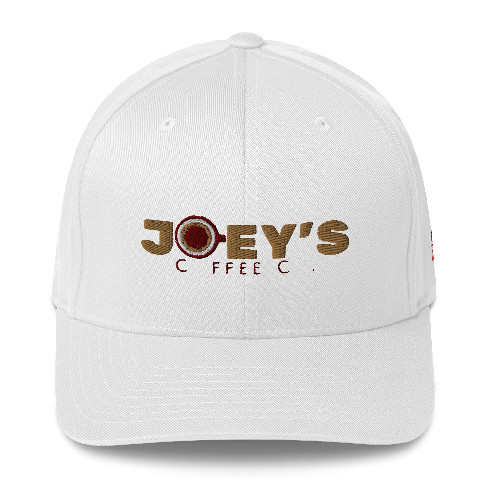 FlexFit Structured Twill Cap with Flag