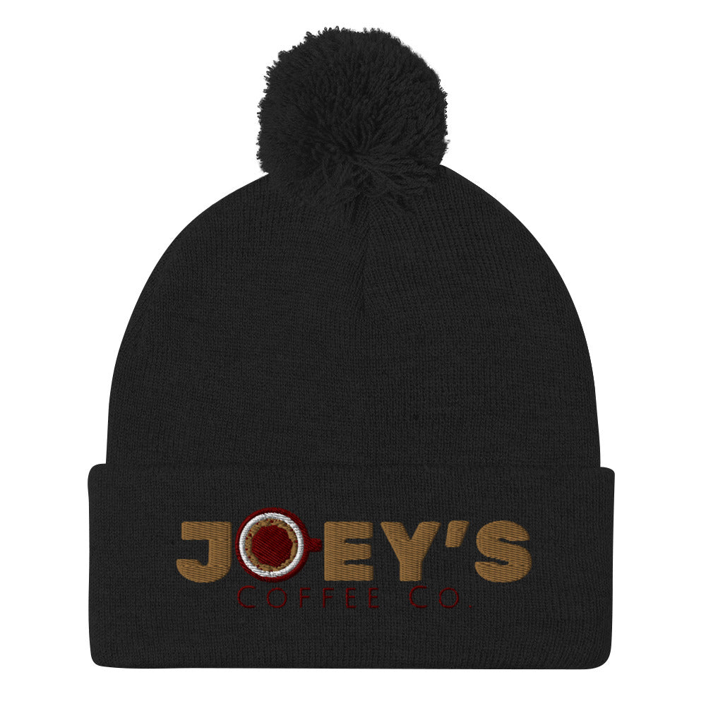 Joey's Coffee Co. Pom-Pom Beanie