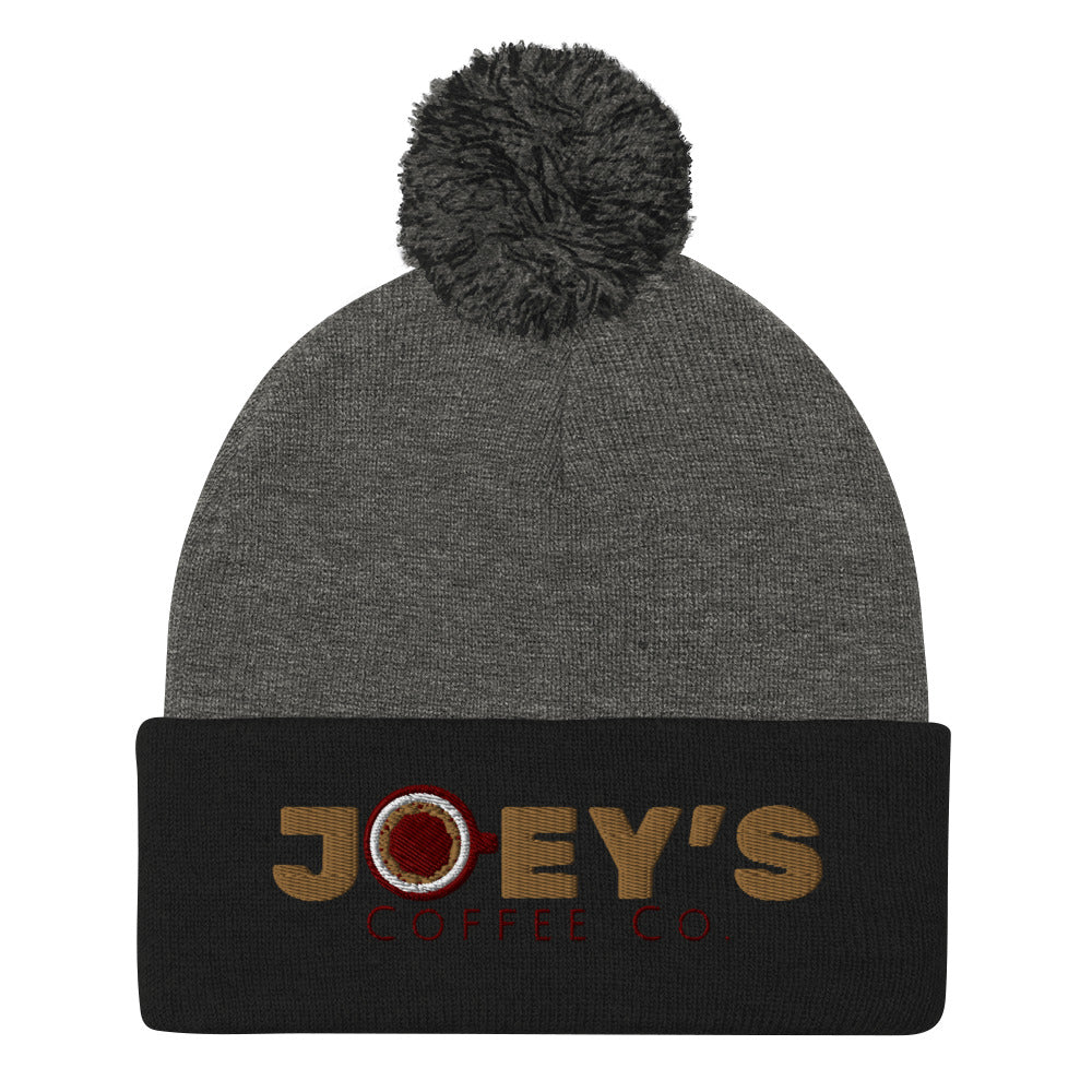 Joey's Coffee Co. Pom-Pom Beanie