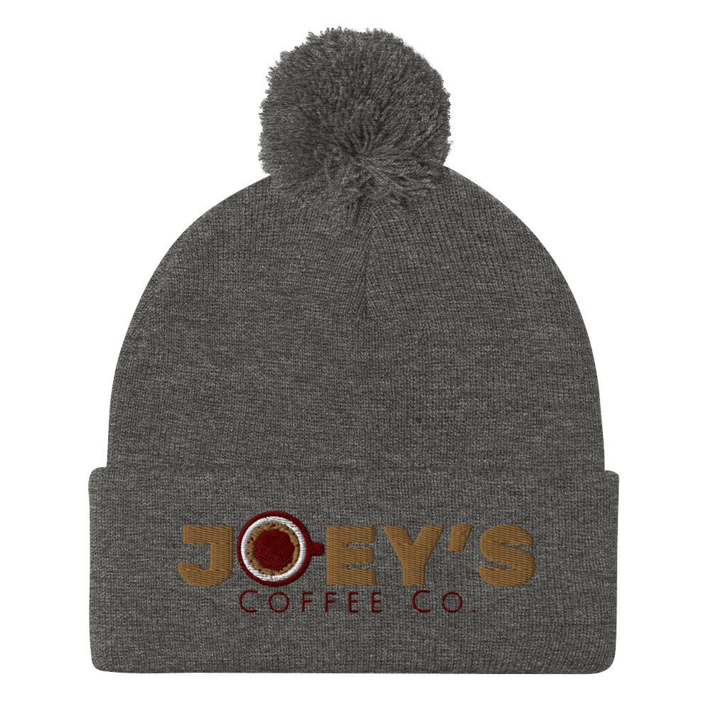 Joey's Coffee Co. Pom-Pom Beanie