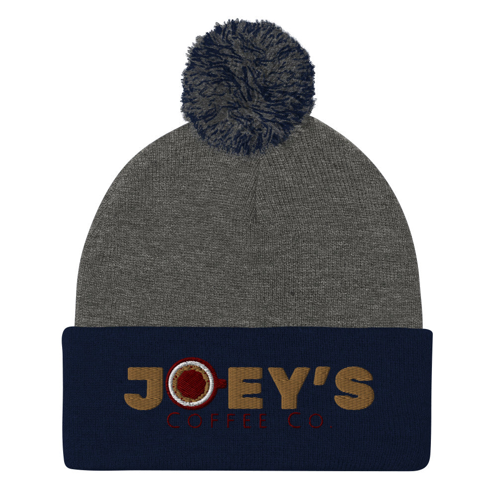 Joey's Coffee Co. Pom-Pom Beanie