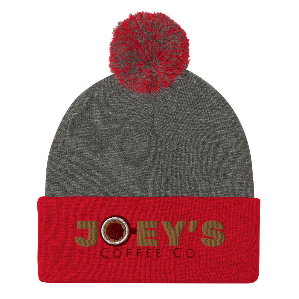 Joey's Coffee Co. Pom-Pom Beanie