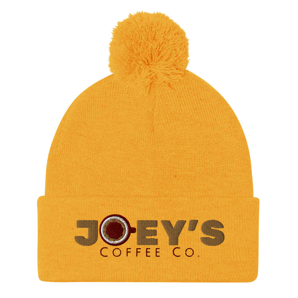 Joey's Coffee Co. Pom-Pom Beanie