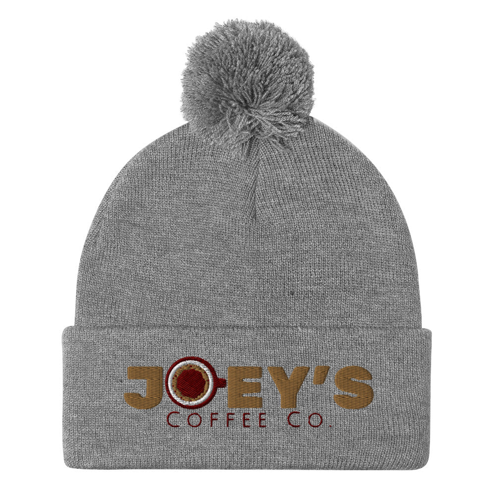 Joey's Coffee Co. Pom-Pom Beanie