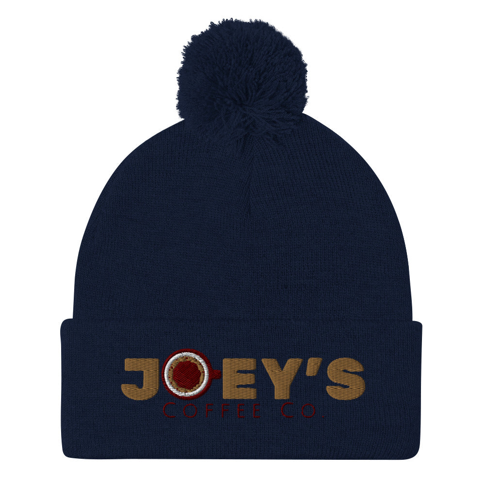 Joey's Coffee Co. Pom-Pom Beanie