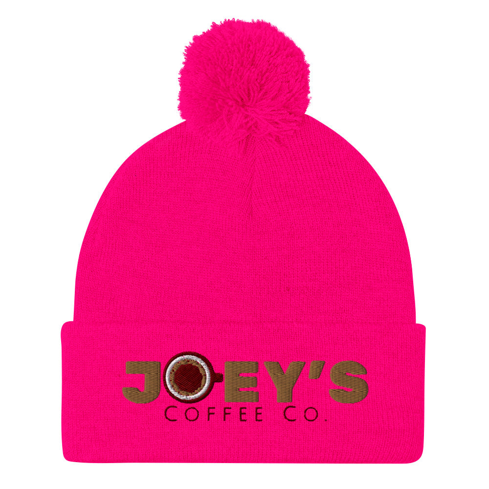 Joey's Coffee Co. Pom-Pom Beanie