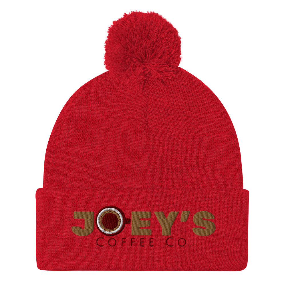 Joey's Coffee Co. Pom-Pom Beanie