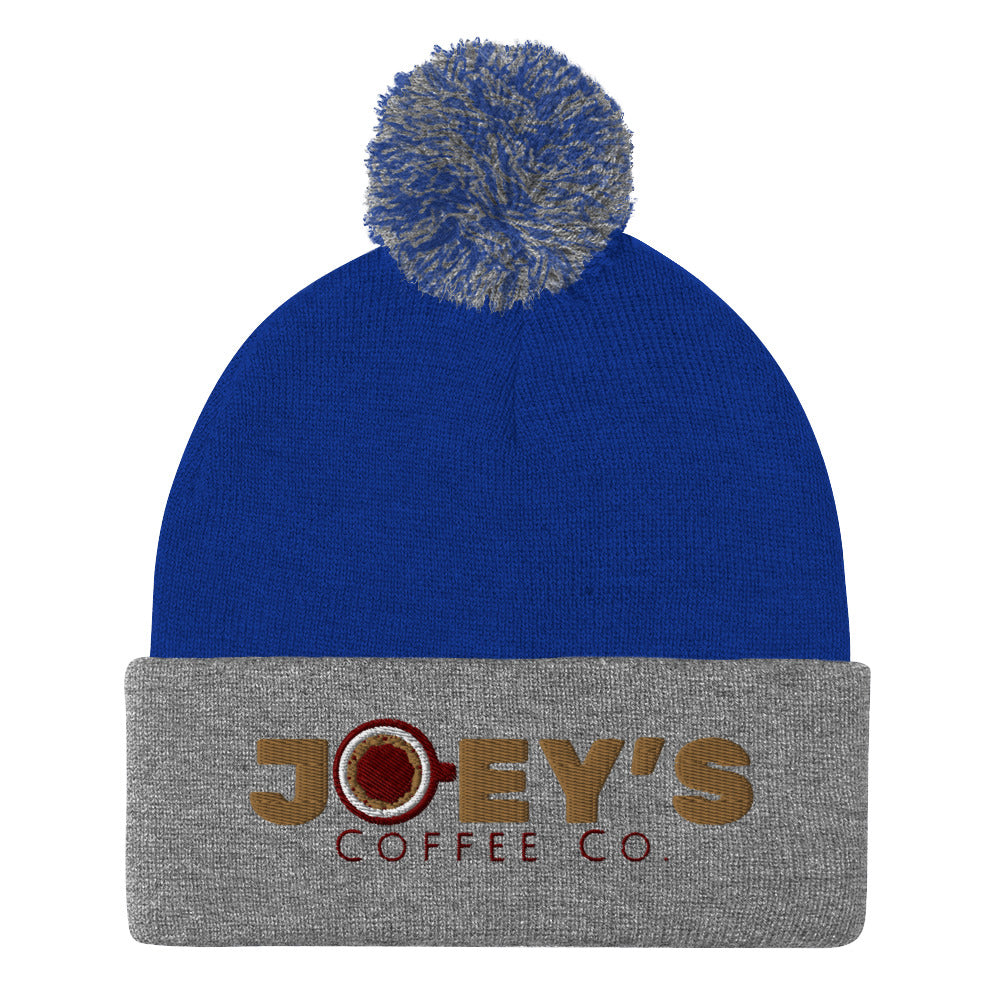 Joey's Coffee Co. Pom-Pom Beanie