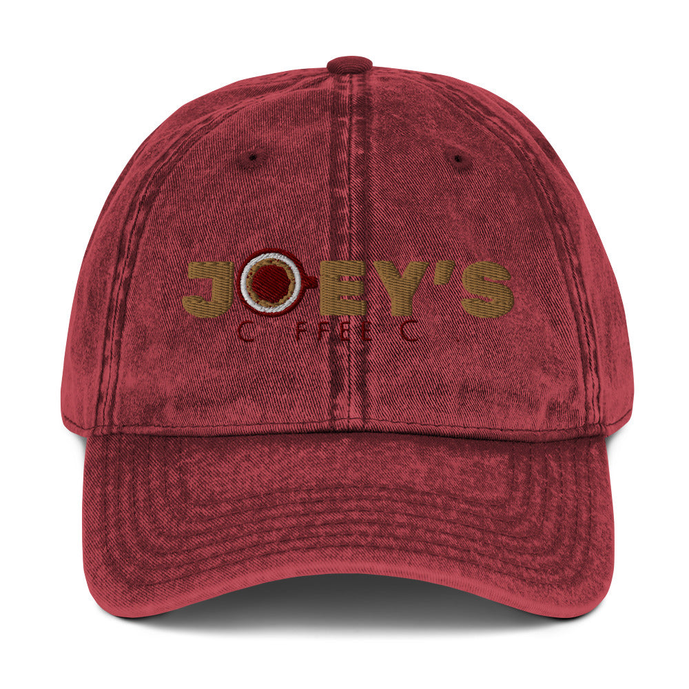 Joey's Coffee Co. Vintage Cotton Twill Cap