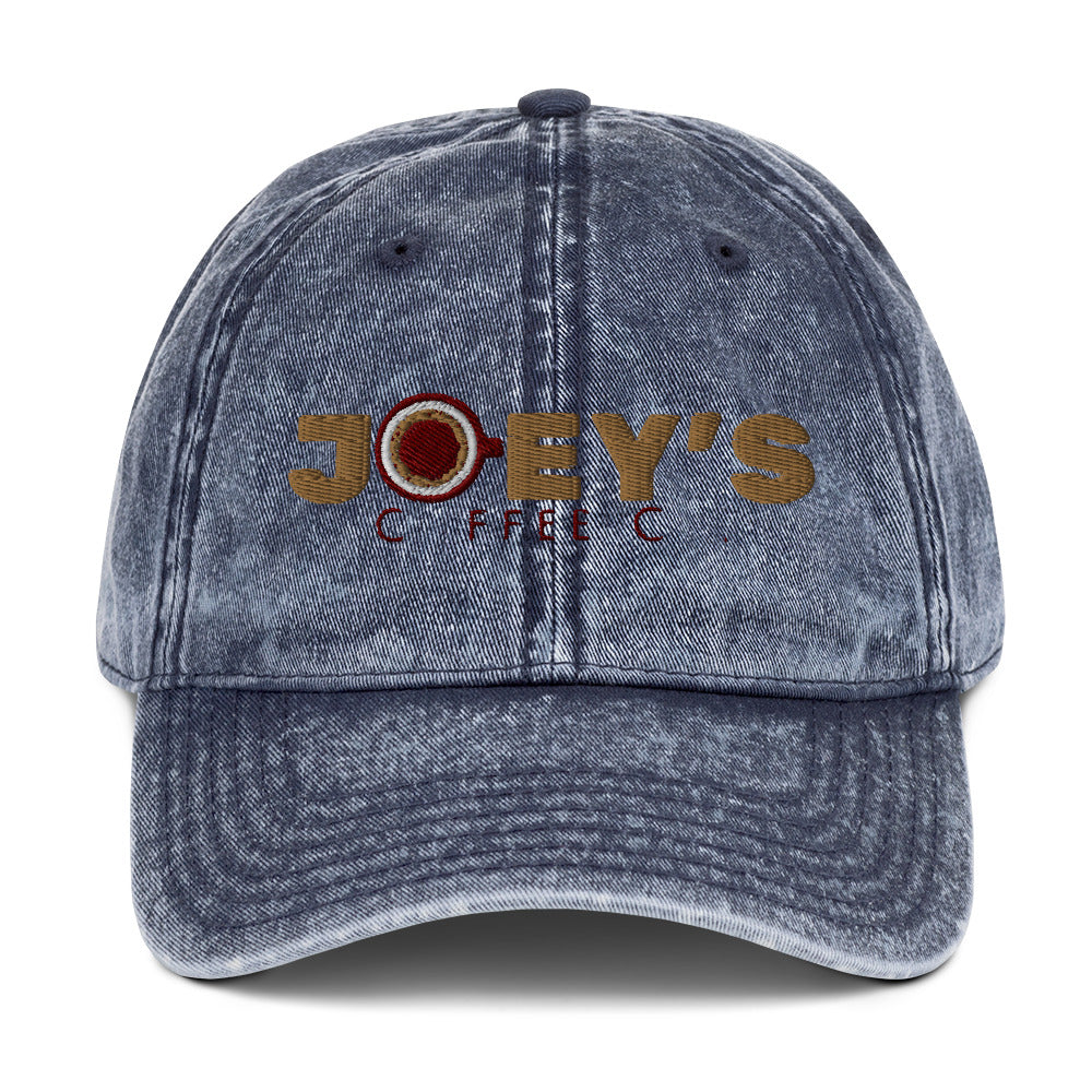 Joey's Coffee Co. Vintage Cotton Twill Cap