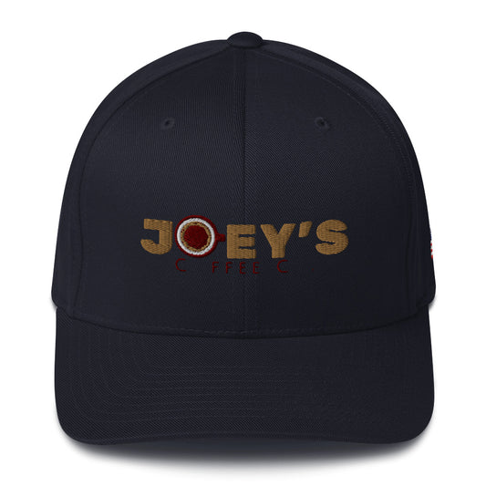 FlexFit Structured Twill Cap with Flag