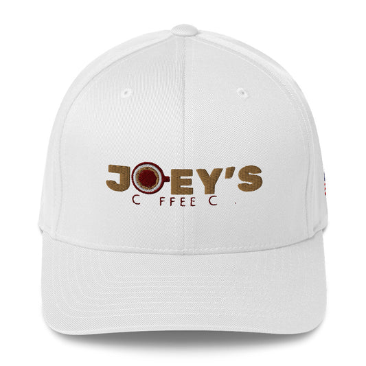 FlexFit Structured Twill Cap with Flag