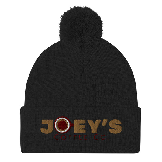 Joey's Coffee Co. Pom-Pom Beanie