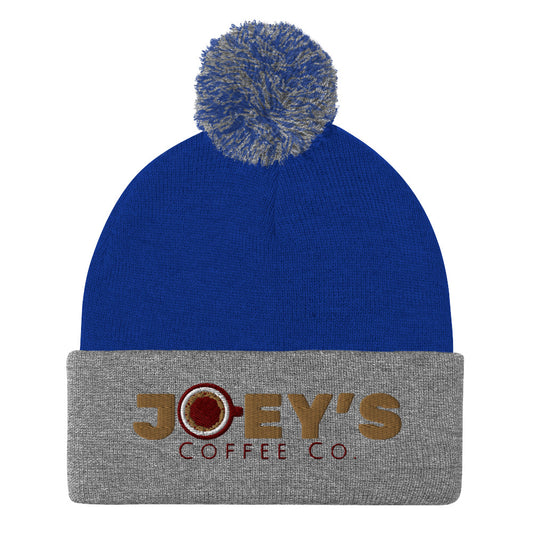 Joey's Coffee Co. Pom-Pom Beanie