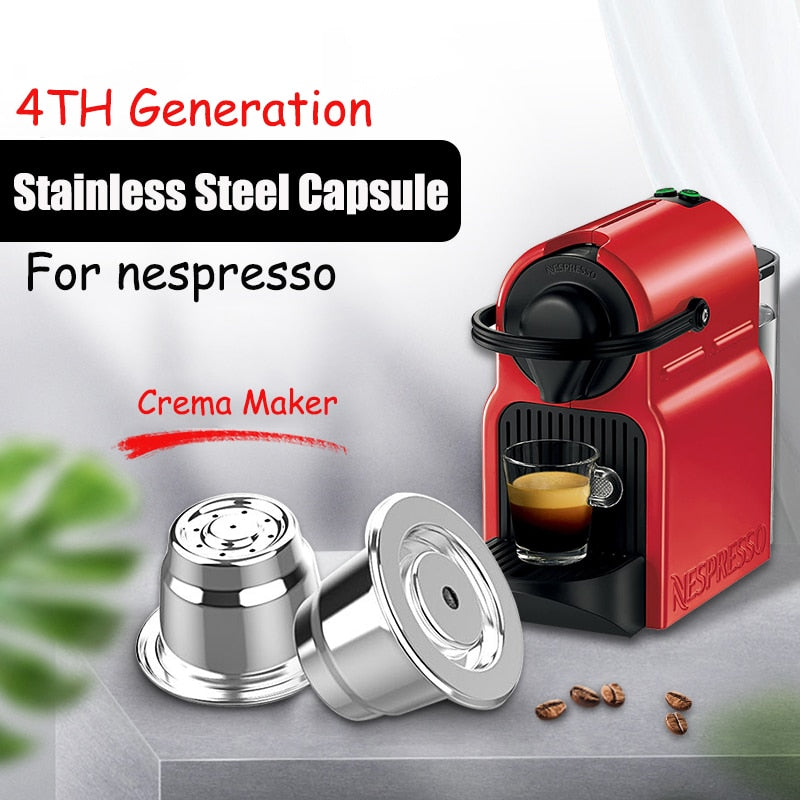 Nespresso Reusable Stainless Steel Coffee Capsule
